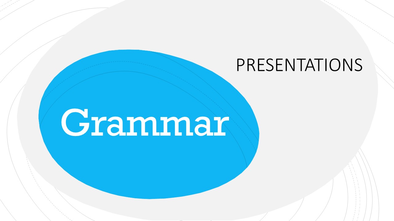 your partners' presentation grammar
